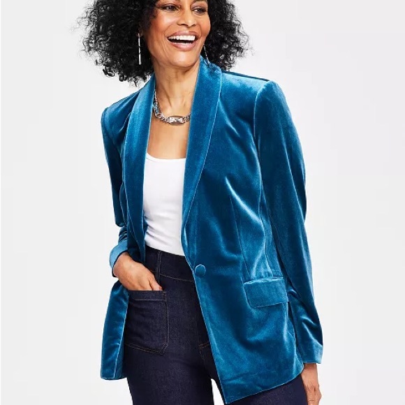 INC international Concept blazer/joggers set - Picture 9 of 11